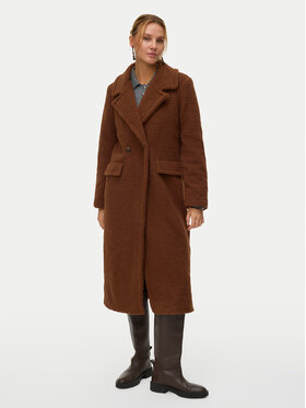 Vero Moda Vero Moda Ovčje usnje Teresa 10333681 Rjava Regular Fit