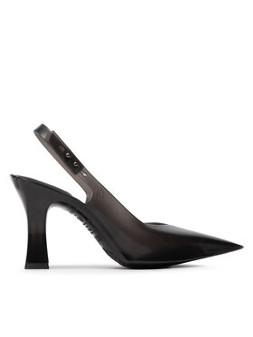 Melissa Melissa Sandały Slingback Heel + Larroude 33606 Czarny