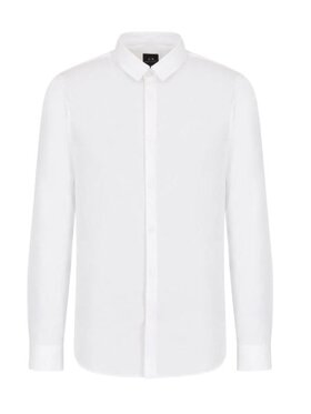 Armani Exchange Armani Exchange Koszula 8NZC31 ZN28Z 1100 Biały Slim Fit