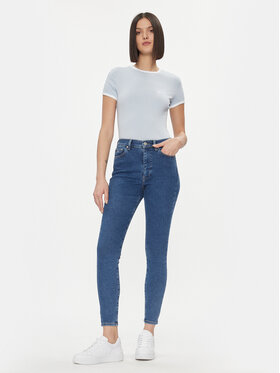 Tommy Jeans Jeans Hlače Sylvia DW0DW17147 Modra Skinny Fit