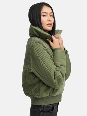 Navahoo Navahoo Kurtka zimowa Teddyzone Zielony Regular Fit