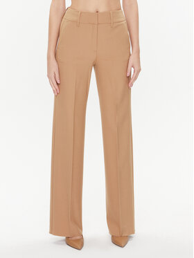 Marella Marella Kalhoty z materiálu Siluro 2331360936200 Hnědá Regular Fit