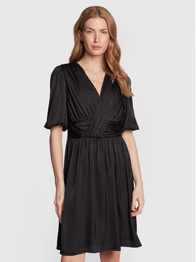 DKNY DKNY Koktejlové šaty DD2JD13A Černá Regular Fit