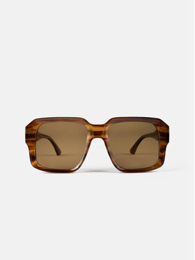L37 L37 Okulary przeciwsłoneczne SUNGLASSES NO. 19573 Brązowy