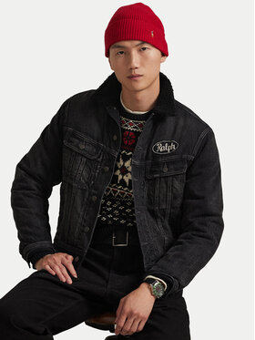 Polo Ralph Lauren Polo Ralph Lauren Kurtka jeansowa 710956616001 Czarny Regular Fit