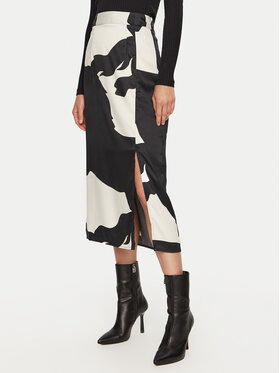 ONLY ONLY Midi szoknya Jane 15314054 Fekete Regular Fit