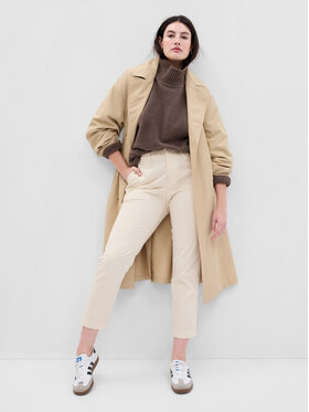 Gap Gap Pantaloni din material 541213-00 Écru Regular Fit