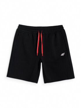 4F 4F Szorty sportowe COMMERCIAL 3 Czarny Regular Fit