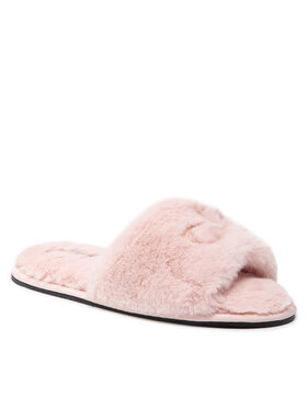 Calvin Klein Calvin Klein Παντόφλες Σπιτιού Slipper Sandal Fur HW0HW00634 Ροζ