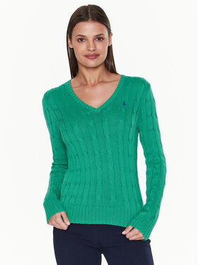 Polo Ralph Lauren Polo Ralph Lauren Sweter 211891641005 Zielony Slim Fit