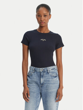 Guess Jeans Guess Jeans Tricou W6GPZ3 KA0H1 Bleumarin Slim Fit