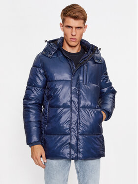 Guess Guess Žieminė striukė M3BL28 WFP50 Tamsiai mėlyna Regular Fit