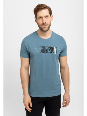 Volcano Volcano T-Shirt T-RAD Niebieski Regular Fit