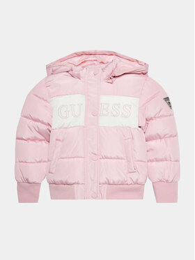 Guess Guess Kurtka puchowa J3BL04 WB240 Różowy Regular Fit