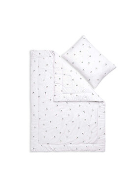 White pocket White pocket Komplet pościeli dziecięcej Pościel z wypełnieniem Biały