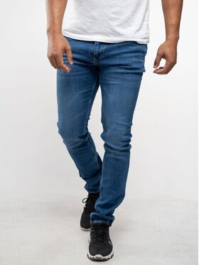 Croll Croll Jeansy Spodnie Jeansowe Croll Basic Mustache Slim 6147 Niebieskie 34 Niebieski Slim Fit