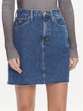 Tommy Jeans Tommy Jeans Farmer szoknya DW0DW17285 Kék Slim Fit