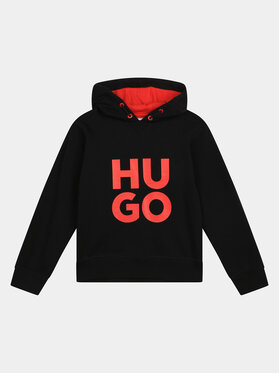 Hugo Hugo Mikina G25152 D Čierna Regular Fit