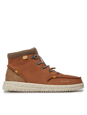 Hey Dude Hey Dude Kotníková obuv Bradley Boot Leather 40189-21N Hnědá