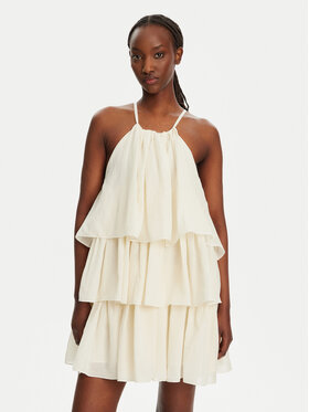Eleh Eleh Rochie cocktail ESS250043 Bej Regular Fit