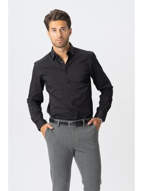 TeeShoppen TeeShoppen Koszula 'Perform Collection' Czarny Regular Fit