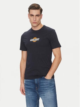 Guess Jeans Guess Jeans T-Shirt M5GI23 K8HM0 Dunkelblau Slim Fit