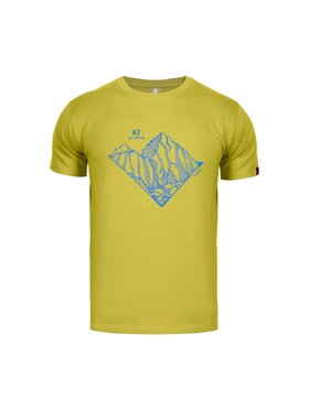 Alpinus Alpinus T-Shirt Skilbrum Zielony Standard Fit