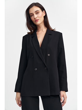 NIFE NIFE Marynarka Z69 Czarny Oversize