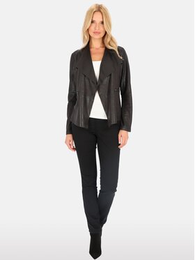 Perso Perso Kurtka damska BLH BLH81C4100F Czarny Regular Fit
