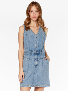 Lee Lee Jeans haljina L51PHLB20 Plava Regular Fit