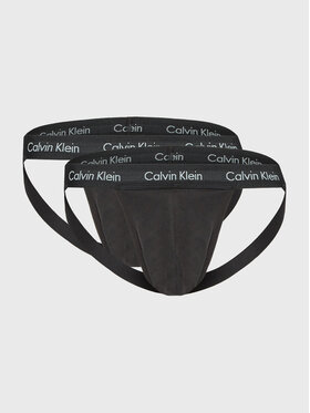Calvin Klein Underwear Calvin Klein Underwear Sada 2 kusů string kalhotek 000NB1354A Černá