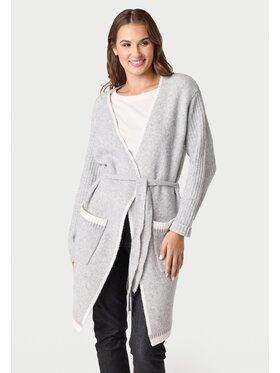 QUIOSQUE QUIOSQUE Kardigan Quiosque 6VF009230 Šedá Regular Fit