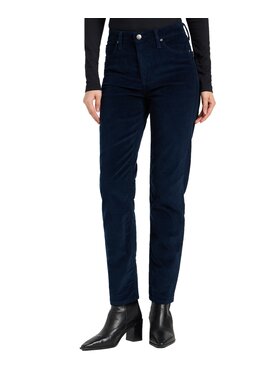 Lee Lee Spodnie materiałowe 112371094 Granatowy Slim Fit