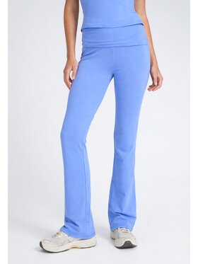 Style Republic Style Republic Legginsy Foldover Pants Niebieski jasny Athletic Fit