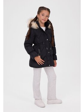 minoti minoti Kurtka zimowa 32COAT174 Czarny Longline Fit