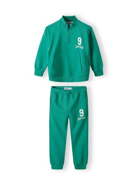 MINOTI MINOTI Bluza 23fleece202 Zielony Regular Fit