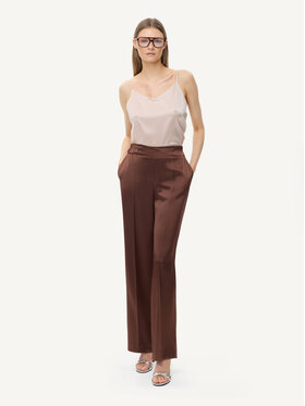 KMX Studio KMX Studio Spodnie materiałowe 809960005 Brązowy Straight Fit