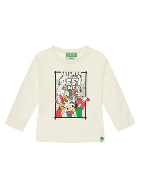 United Colors Of Benetton United Colors Of Benetton Bluse 3ATNG10GP Écru Regular Fit