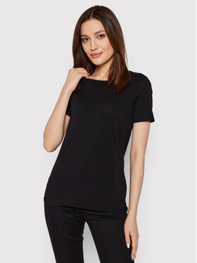 United Colors Of Benetton United Colors Of Benetton T-Shirt 3ZQM3M857 Černá Regular Fit
