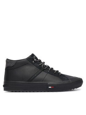 Tommy Hilfiger Tommy Hilfiger Αθλητικά Harlem Street Cleat Winter FM0FM05954 Μαύρο