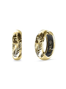 Guess Guess Kolczyki JUBE04124JW-YGBK Złoty