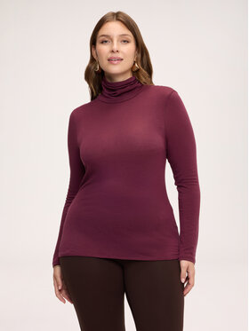 Fiorella Rubino Fiorella Rubino T-shirt G019L009546N036 Bordeaux Regular Fit