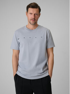 4F 4F T-Shirt CITY Szary jasny Regular Fit