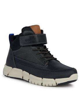 Geox Geox Čižmy J Flexyper Boy J369BA 0CLFU C9999 M Čierna