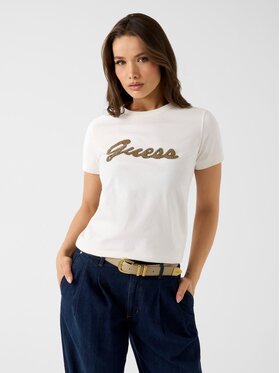 Guess Guess T-Shirt 182912 Béžová Classic Fit