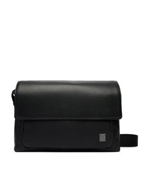 Calvin Klein Calvin Klein Maža rankinė Emblem Hw Flap Messenger LV04D3299G Juoda