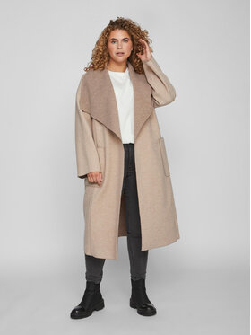 Vila Vila Übergangsmantel 14087814 Beige Regular Fit