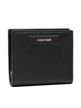 Calvin Klein Calvin Klein Maža Moteriška Piniginė Dressed Wallet Md K60K609190 Juoda