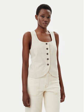 Gap Gap Prsluk 714973-02 Bež Slim Fit