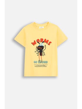 Coccodrillo Coccodrillo T-Shirt WC5143203SBK-004 Żółty Regular Fit